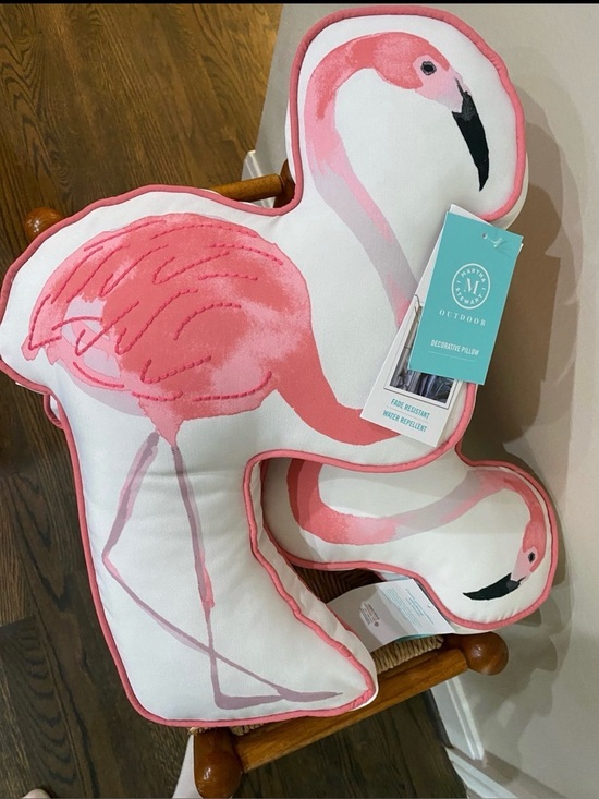 Martha Stewart Other - Martha Stewart Indoor Outdoor Flamingo Shaped Pillow - Brand new!